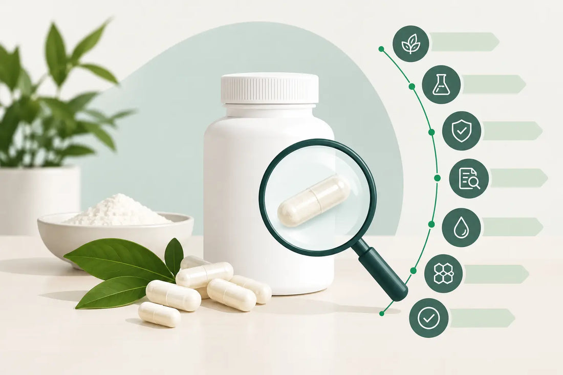 Hochreine Supplements erkennen in 7 Schritten
