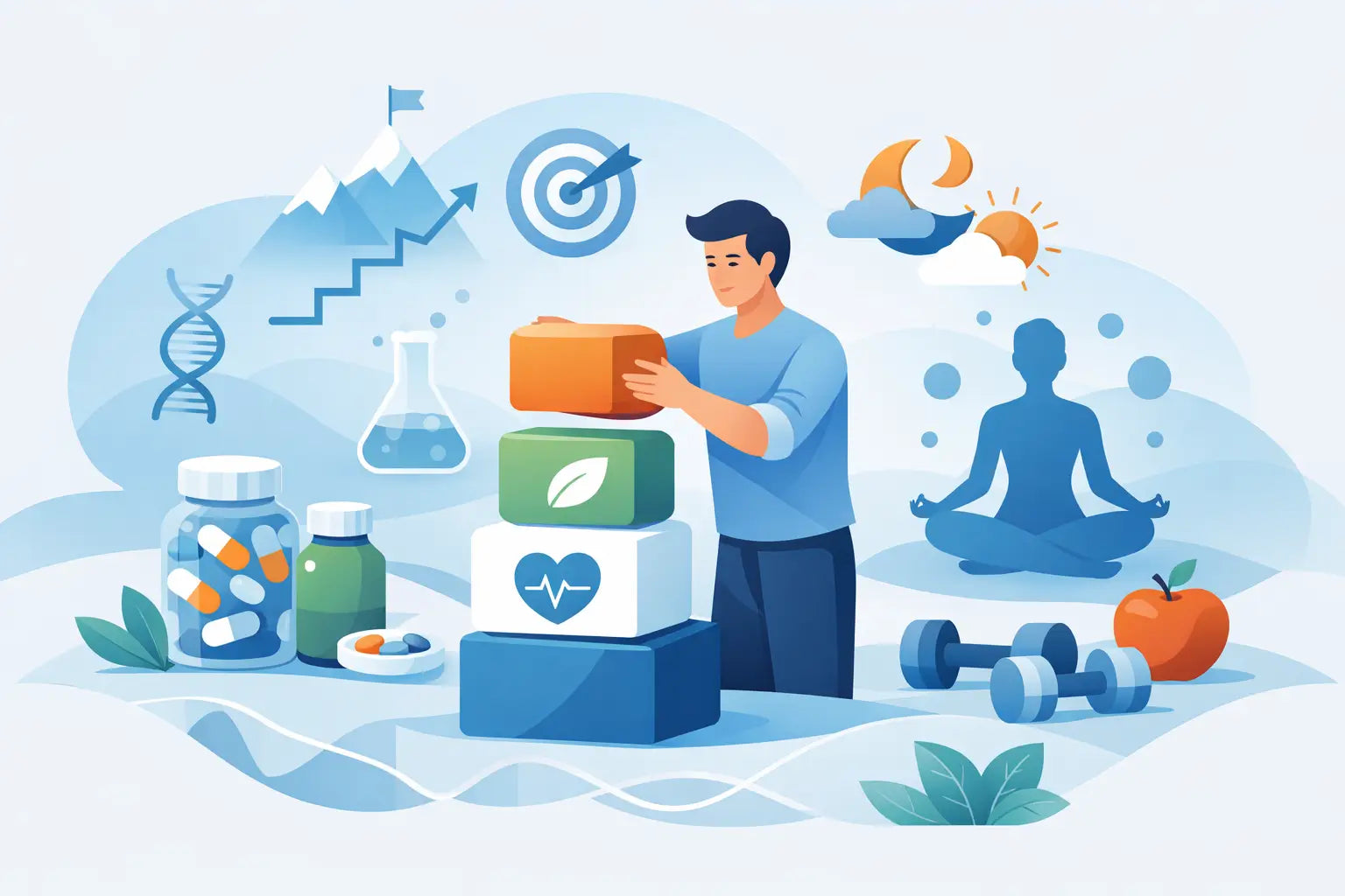 Longevity Stack täglich aufbauen mit System