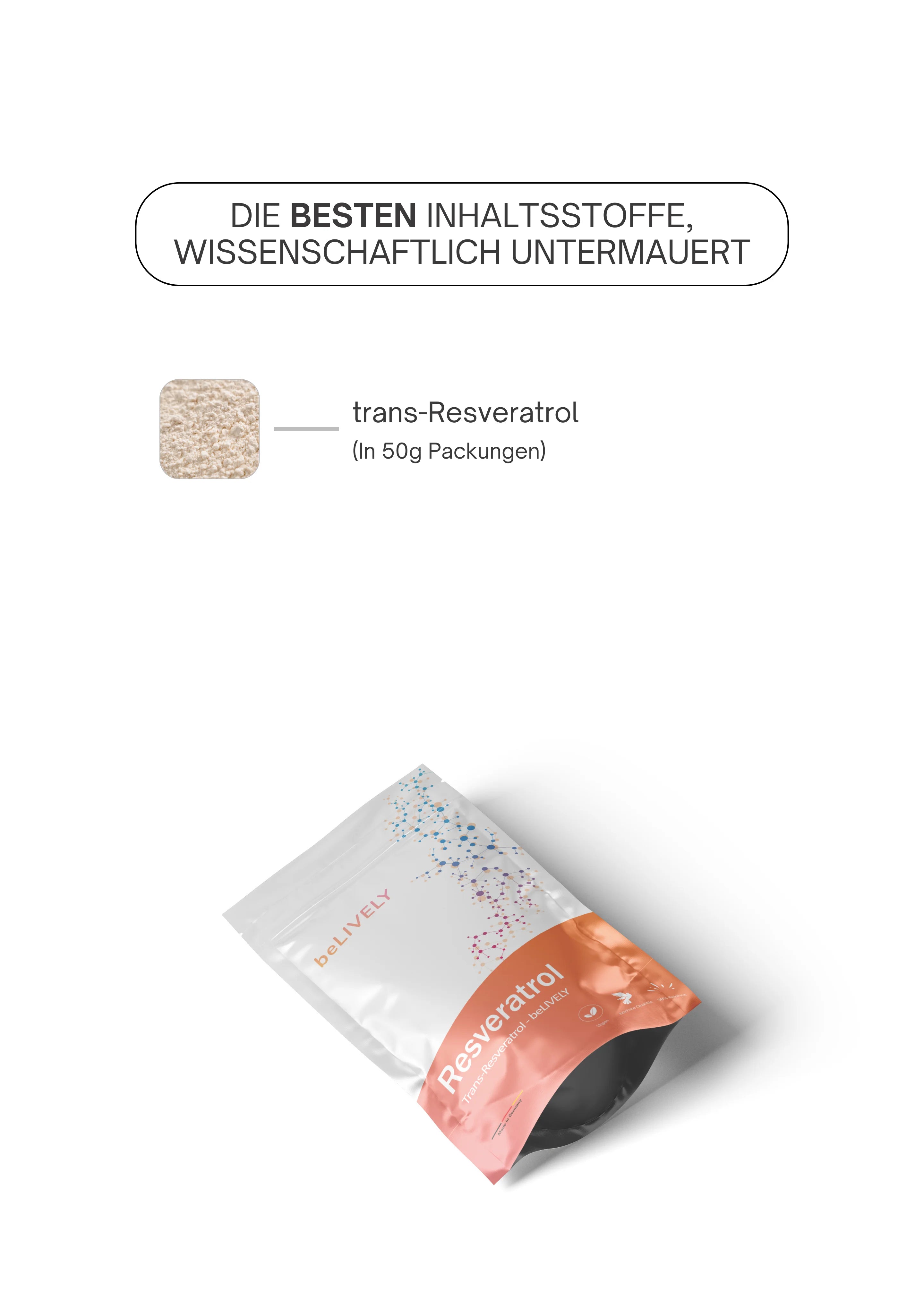 trans Resveratrol Inhaltsstoffe