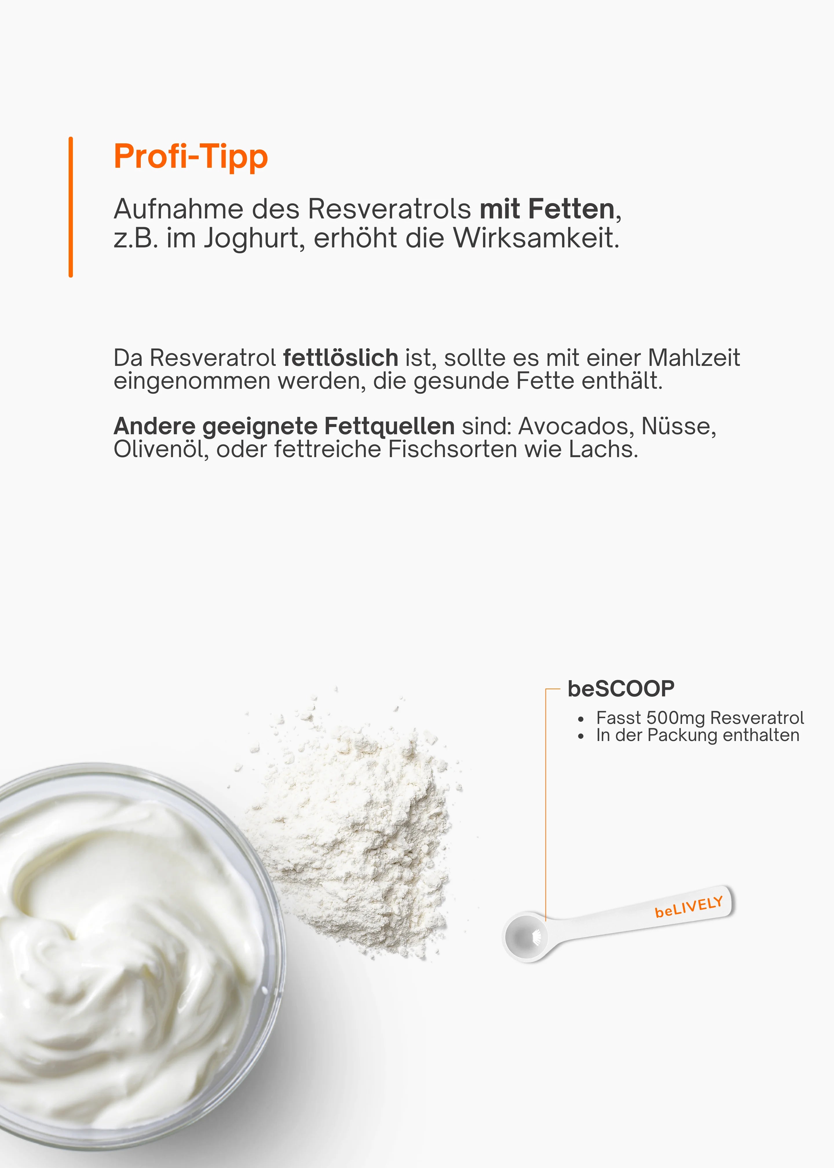 Resveratrol Wirksamkeit Fette